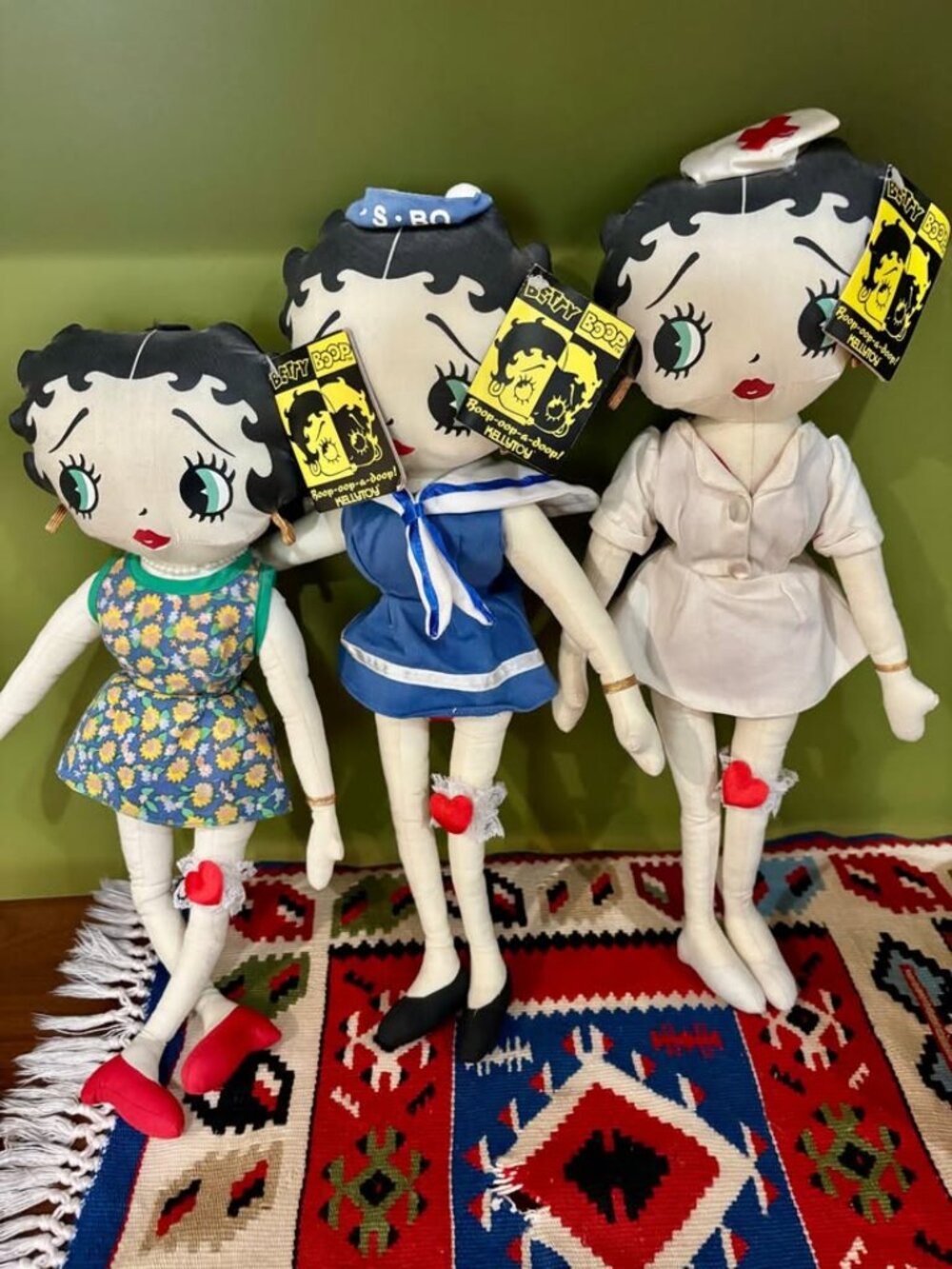 Vintage Betty Boop Dolls Set of 3